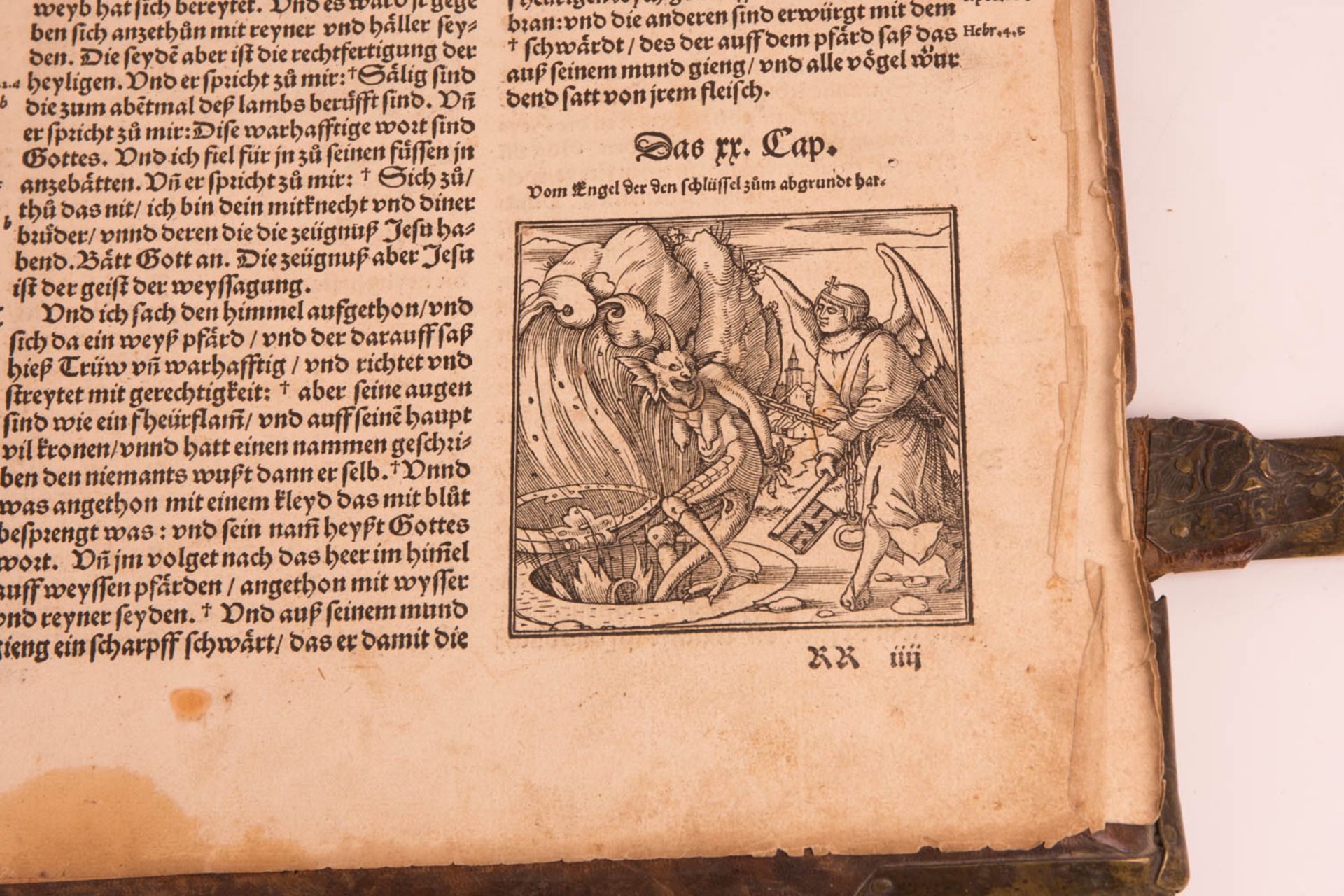 Biblia germanica - Froschauer Bibel, wohl mit Illustrationen von Virgil Solis Zürich, 1536. - Bild 22 aus 23
