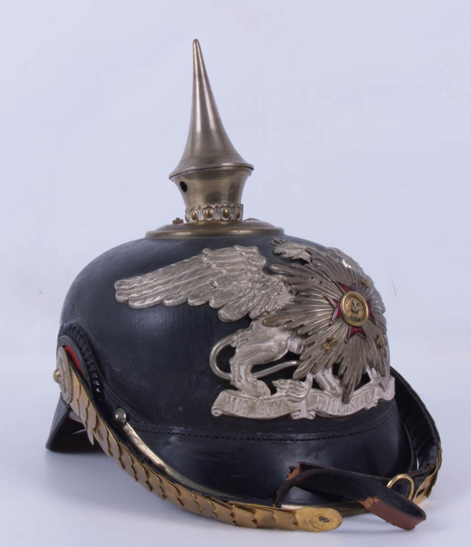 Baden: Pickelhaube, 1. Badisches Leib-Grenadier- Regt. Nr.109., Karlsruhe. - Bild 14 aus 25