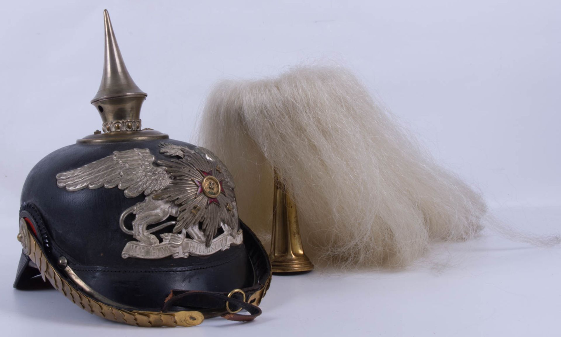 Baden: Pickelhaube, 1. Badisches Leib-Grenadier- Regt. Nr.109., Karlsruhe. - Bild 5 aus 25