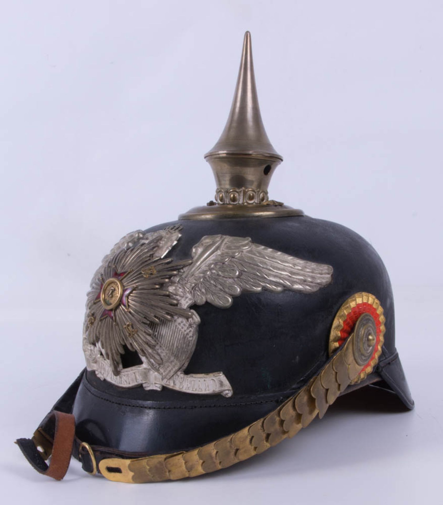 Baden: Pickelhaube, 1. Badisches Leib-Grenadier- Regt. Nr.109., Karlsruhe. - Bild 18 aus 25