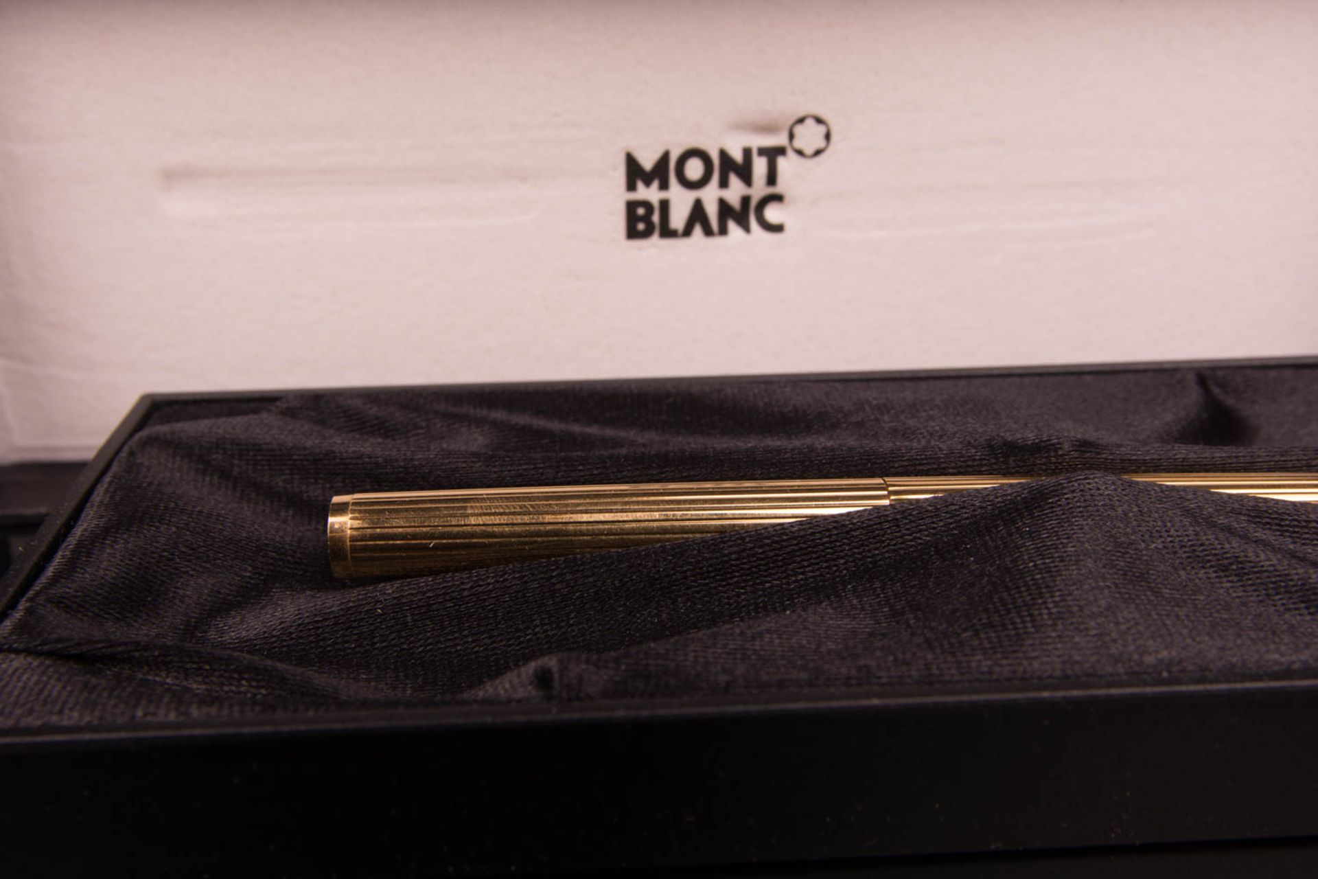 Montblanc Noblesse Füllfederhalter, Feder aus 585er Gelbgold. - Bild 2 aus 9