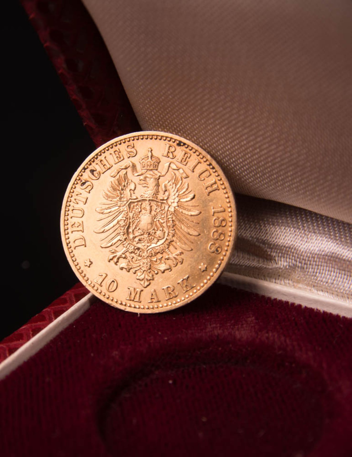 Goldmünze Preussen, 10 Mark 1888, Friedrich III. - Bild 5 aus 6