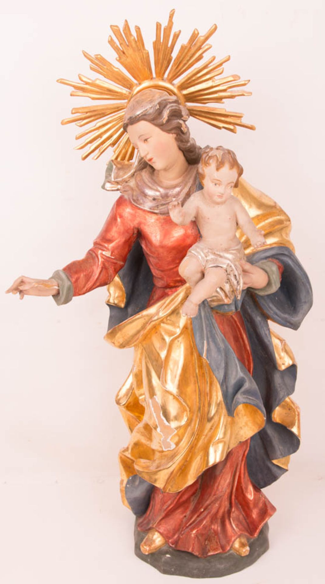 Madonna mit Kind, Holz, 20. Jhd.