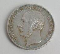 Hannover Königreich, 1 Taler Ausbeutetaler, 1853 B Georg V., 1852-1856.