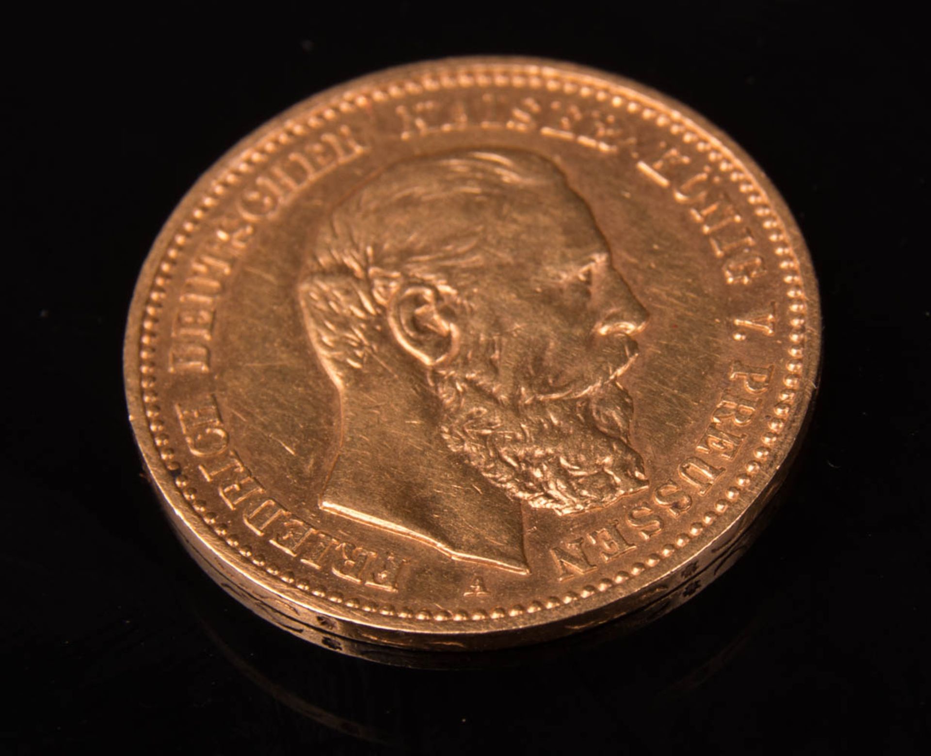 Goldmünze Preussen, 10 Mark 1888, Friedrich III. - Bild 2 aus 6