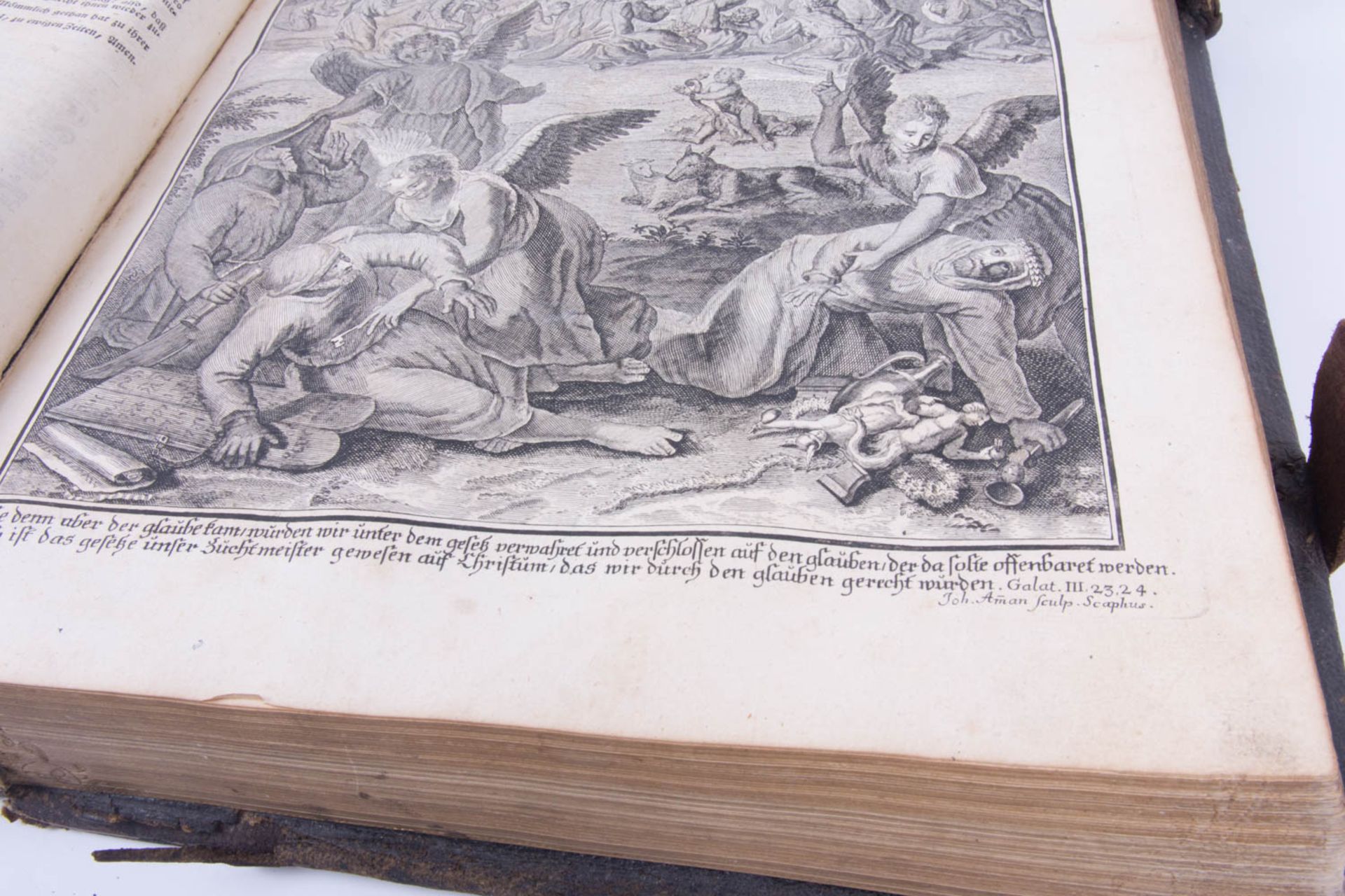 Biblia germanica, Johann Georg und Christian Gottfried Cotta, Tübingen 1730. - Bild 7 aus 10