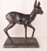 Lieselotte Röer-Sangerhausen, Rehkitz, Bronze, um 1920.