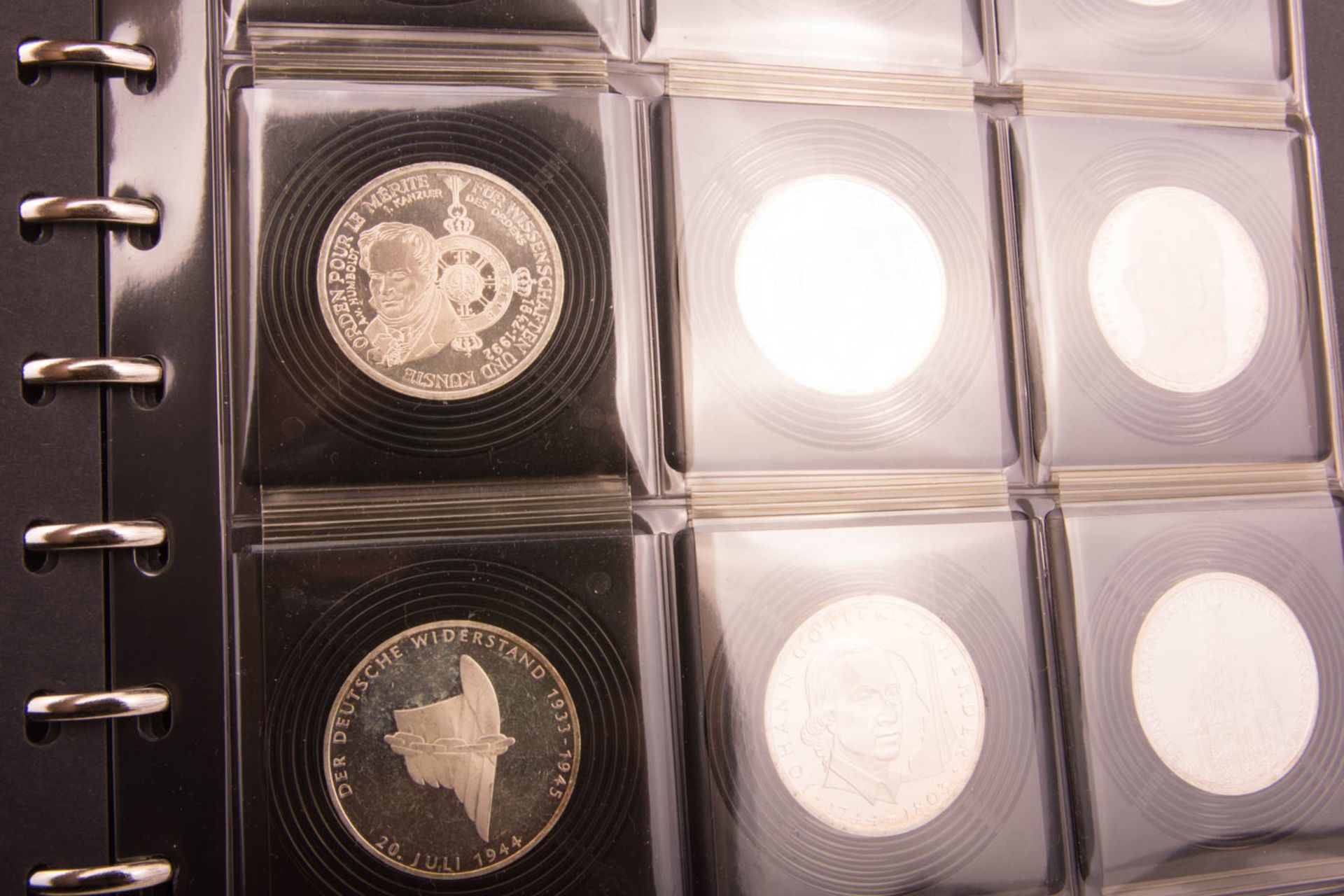 Heavy BRD coin album, gold and silver. - Image 4 of 8