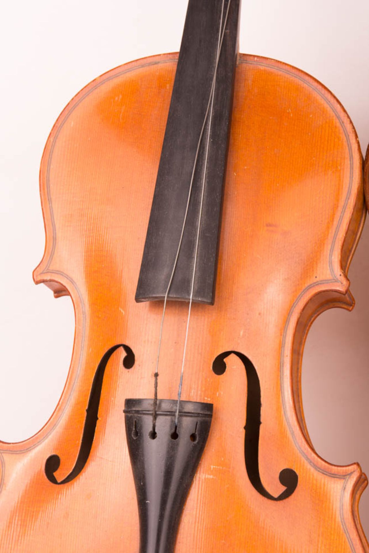 Two violins, Aubert Mirecourt, beginning of the 20th century. - Image 3 of 8