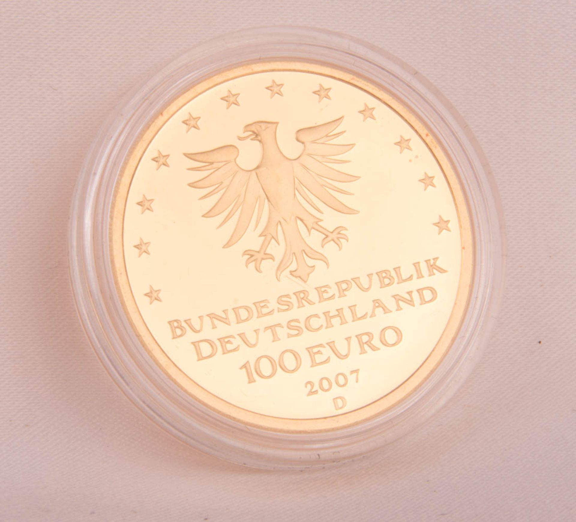 Gold Coin 100 Euro 2007 D, Lübeck. - Image 4 of 6