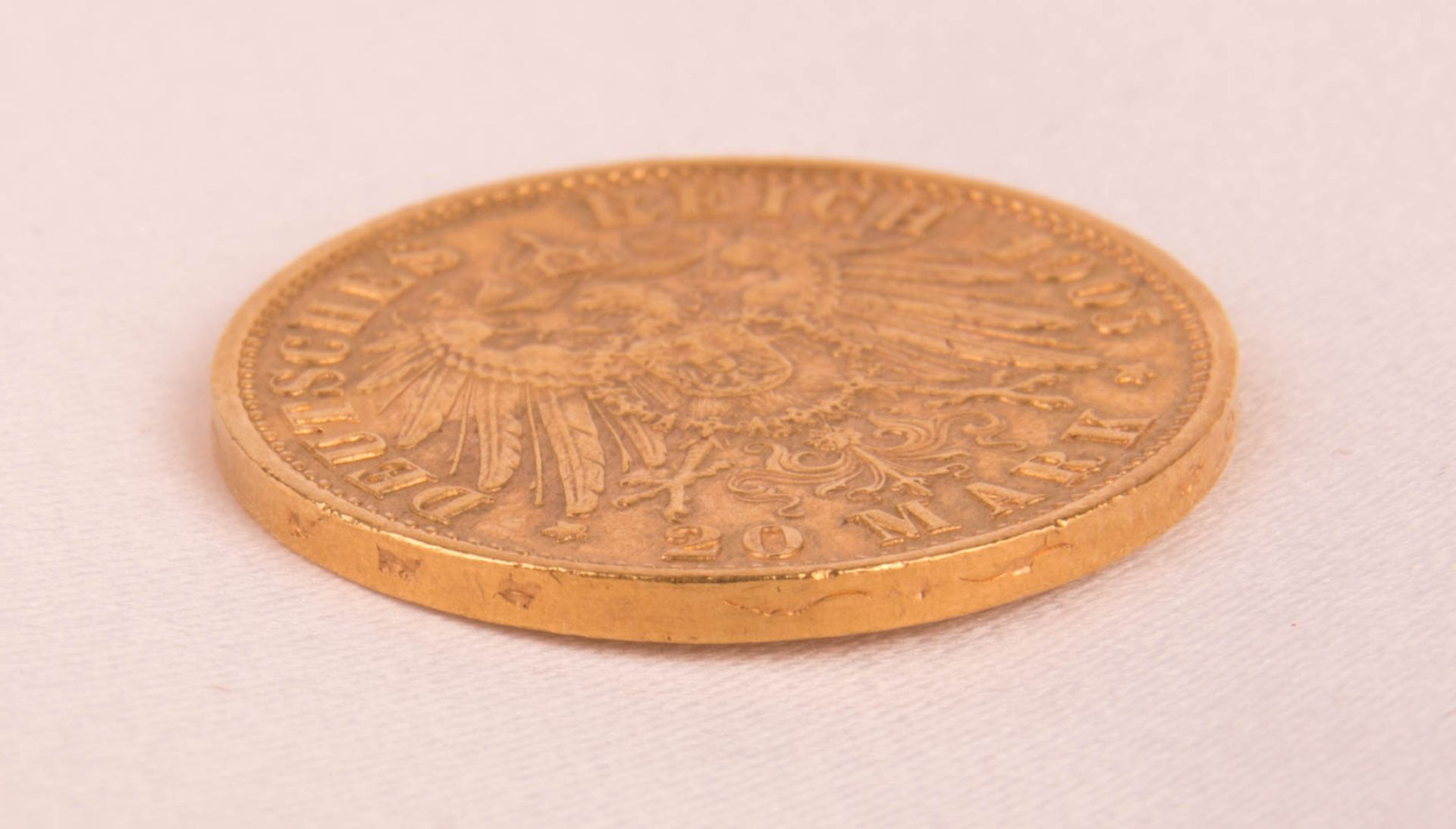 Gold Coin 20 Mark, 1905 F, Wilhelm II. - Image 3 of 3