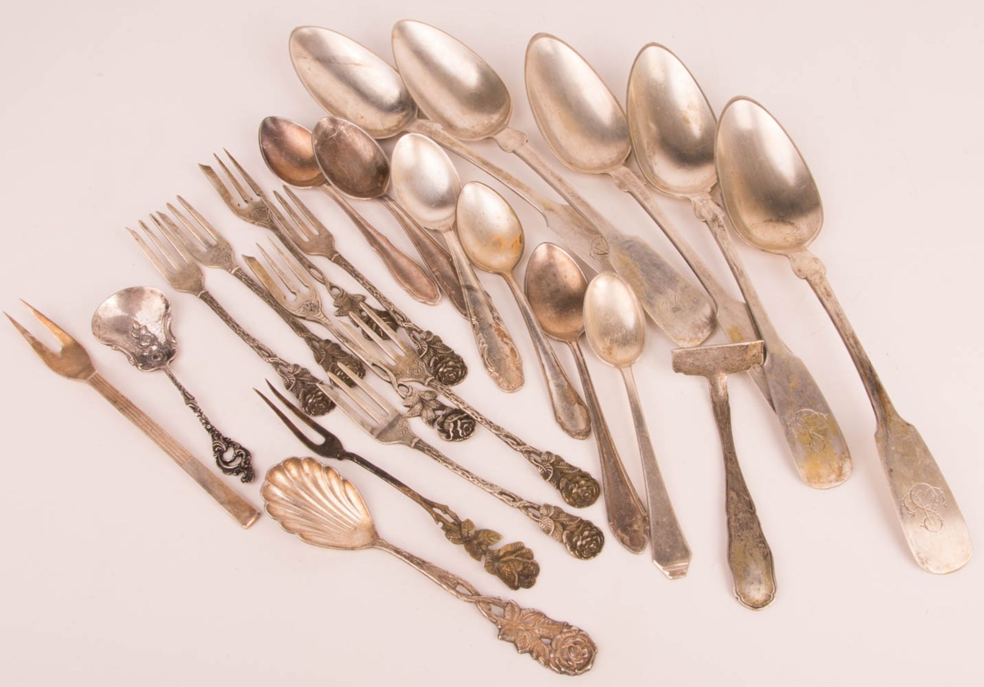 Convolute of silver cutlery, 800 silver. - Image 2 of 10