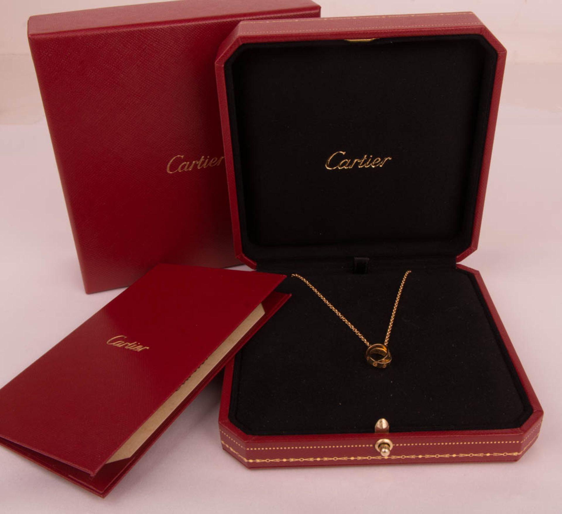 Cartier Love Halskette, 750er Gelbgold. - Bild 7 aus 7