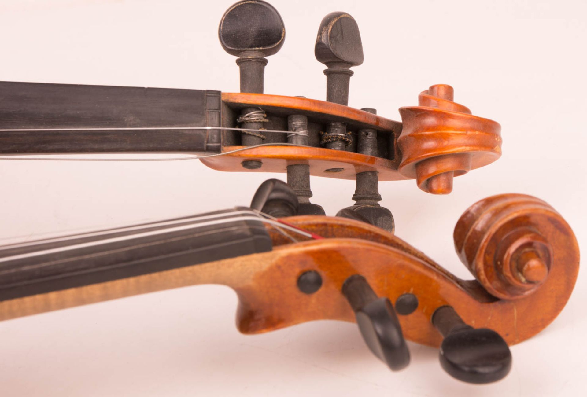 Two violins, Aubert Mirecourt, beginning of the 20th century. - Image 5 of 8