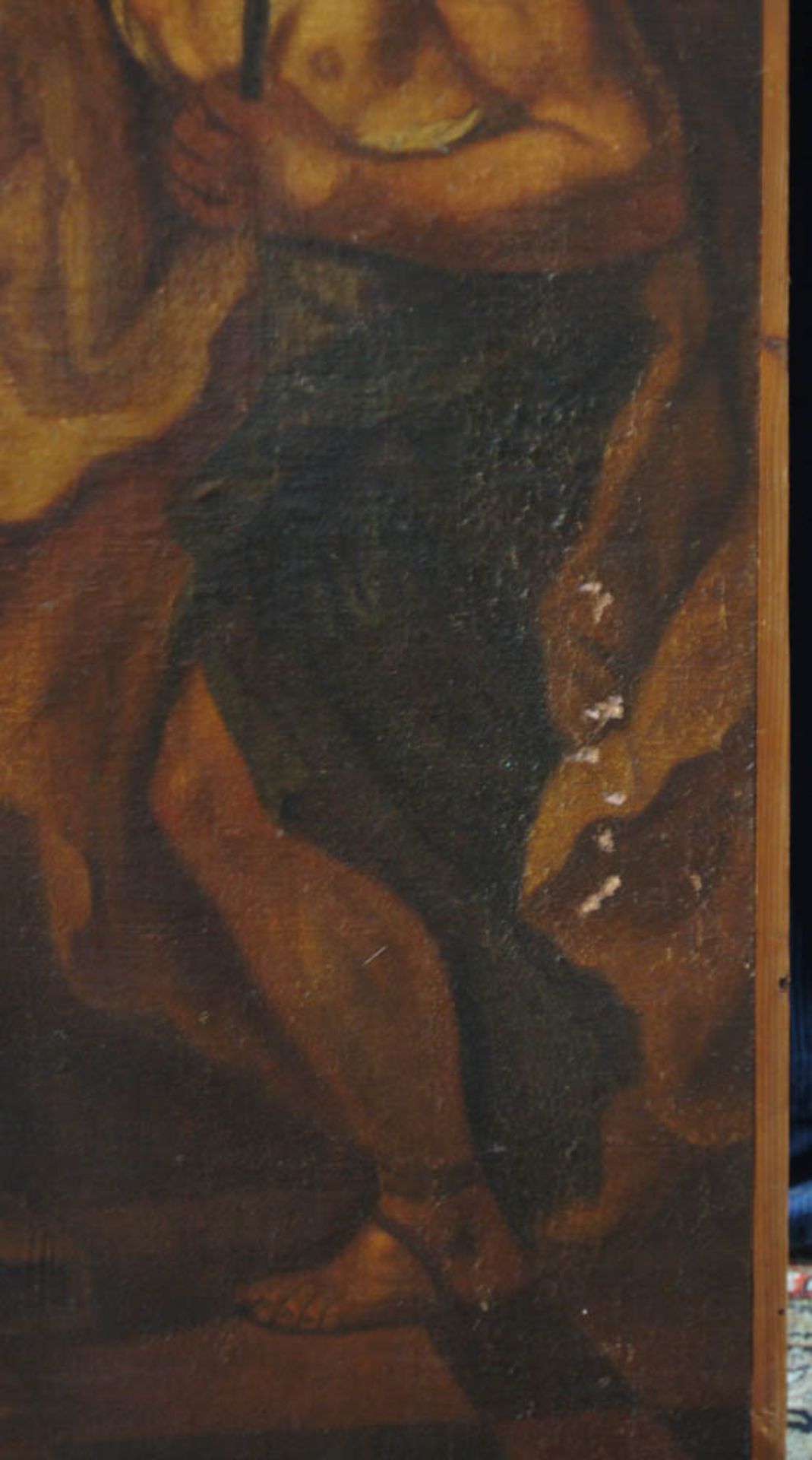 Umkreis Johann Carl Loth, Kreuzabnahme, Öl auf Leinwand, Mitte 17. Jhd. - Bild 3 aus 10