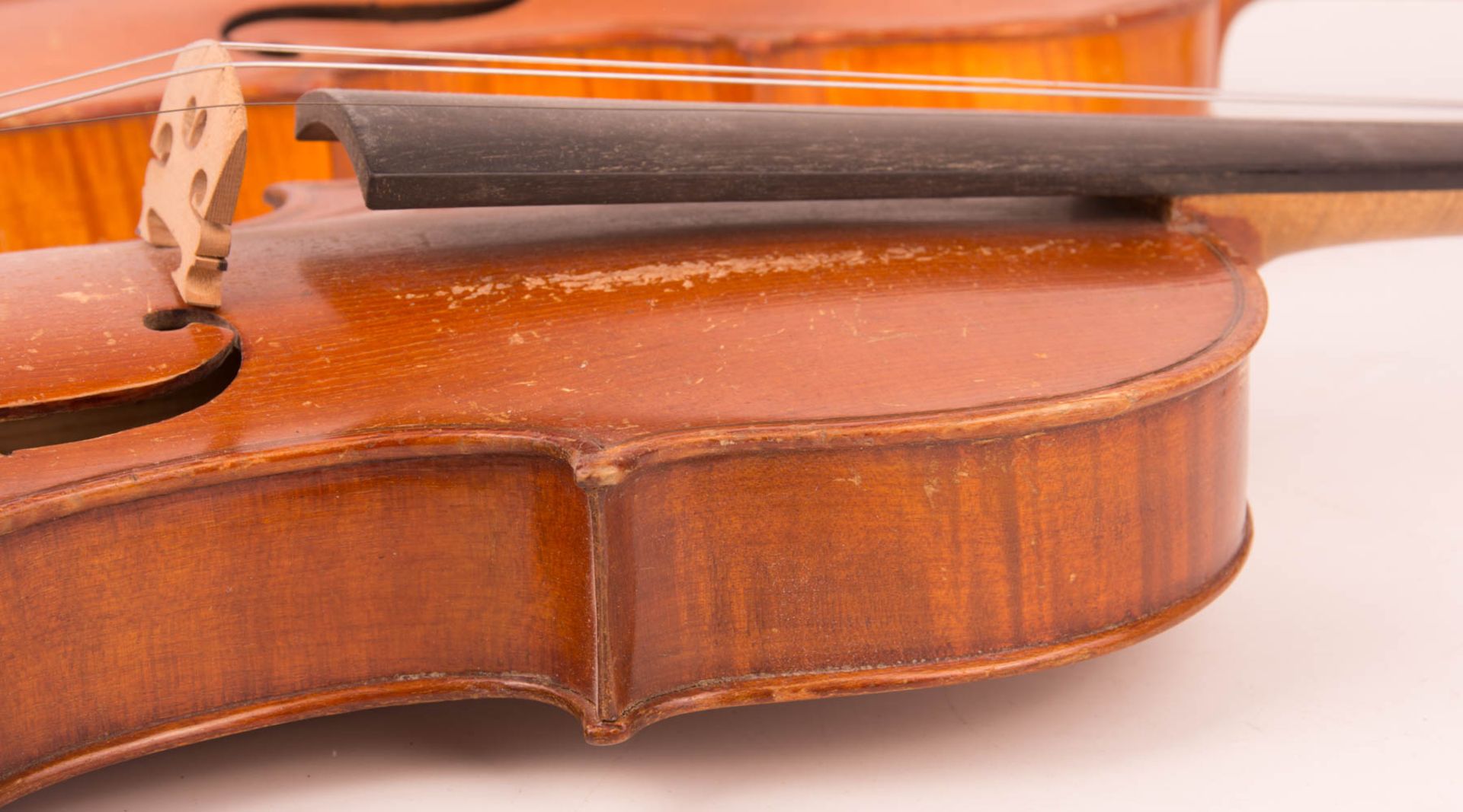 Two violins, Aubert Mirecourt, beginning of the 20th century. - Image 7 of 8