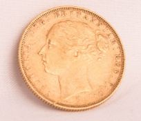 Gold Coin Australien Sovereign 1884 M,Victoria.