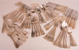 Convolute of silver plated cutlery, 90s/100s.