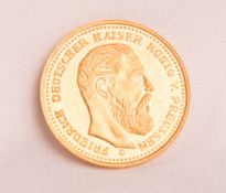 Gold coin Empire, 10 Mark 1888 O, Frederick III - copy.