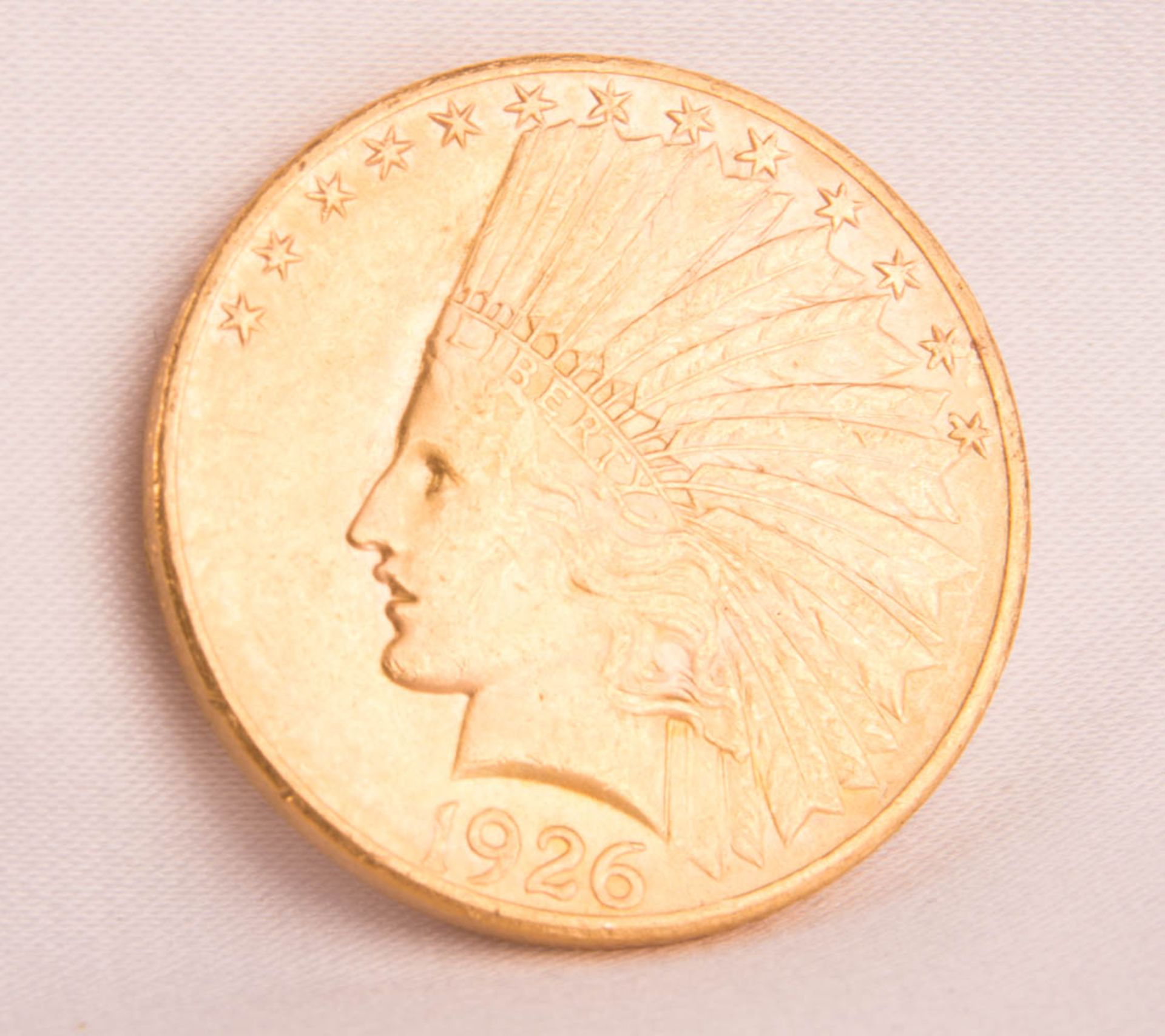 Goldmünze 10 Dollars 1926, Indian Head.