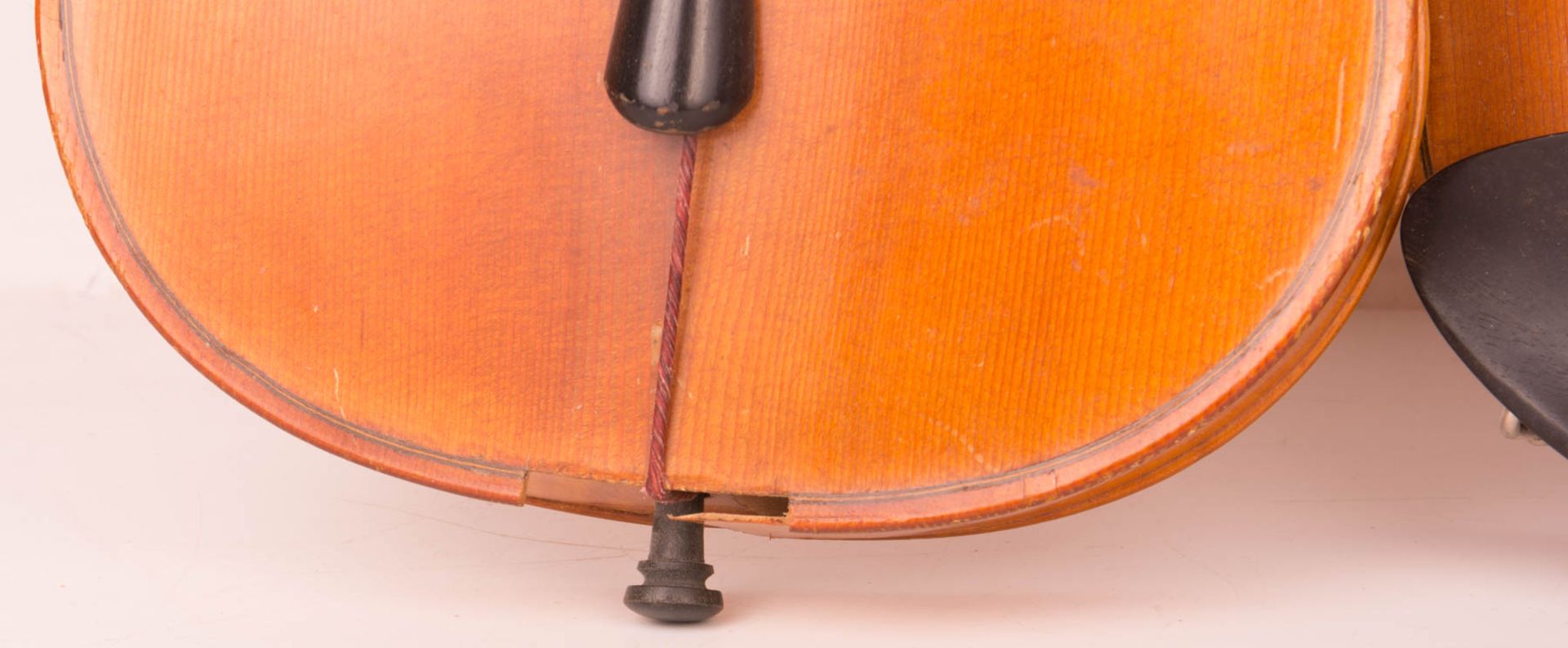 Two violins, Aubert Mirecourt, beginning of the 20th century. - Image 2 of 8