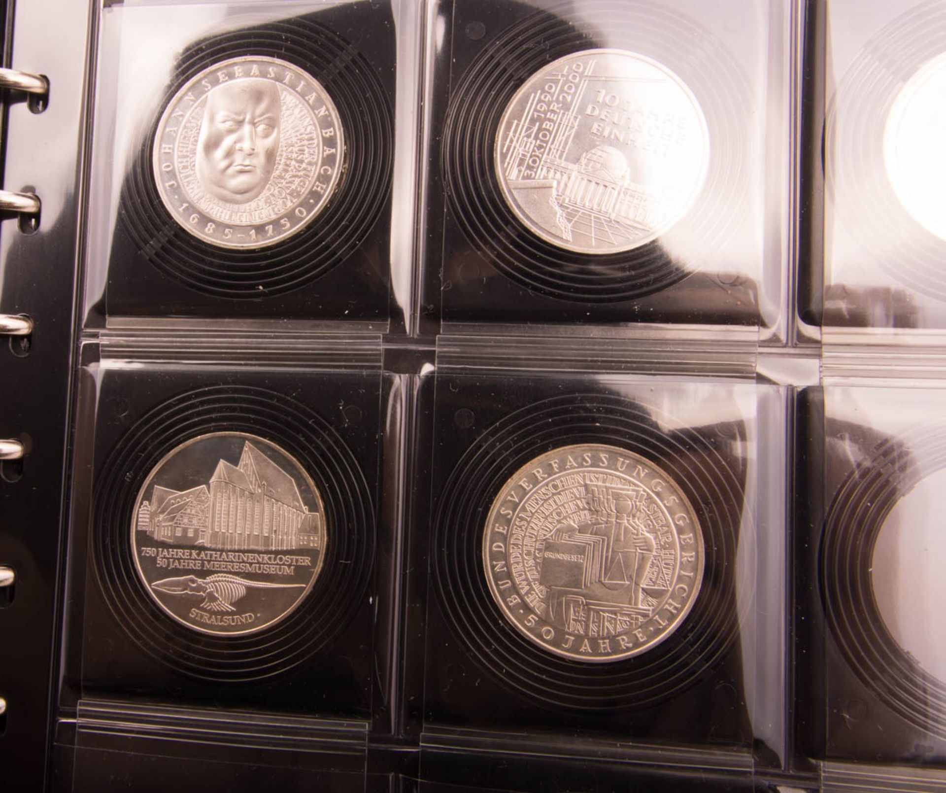 Heavy BRD coin album, gold and silver. - Image 5 of 8