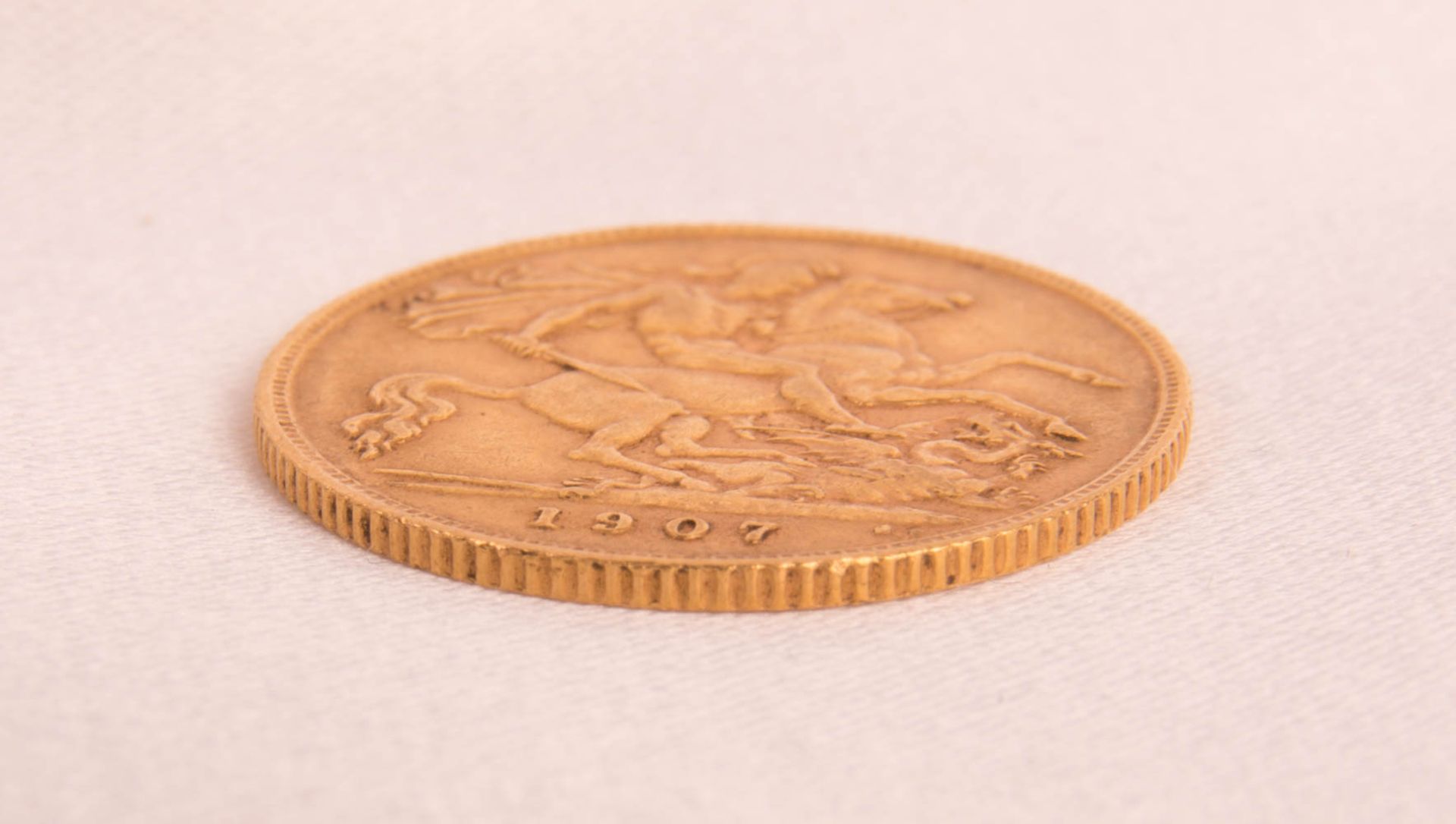 Gold coins 1/2 Sovereign 1907, Edward VII. - Image 3 of 3