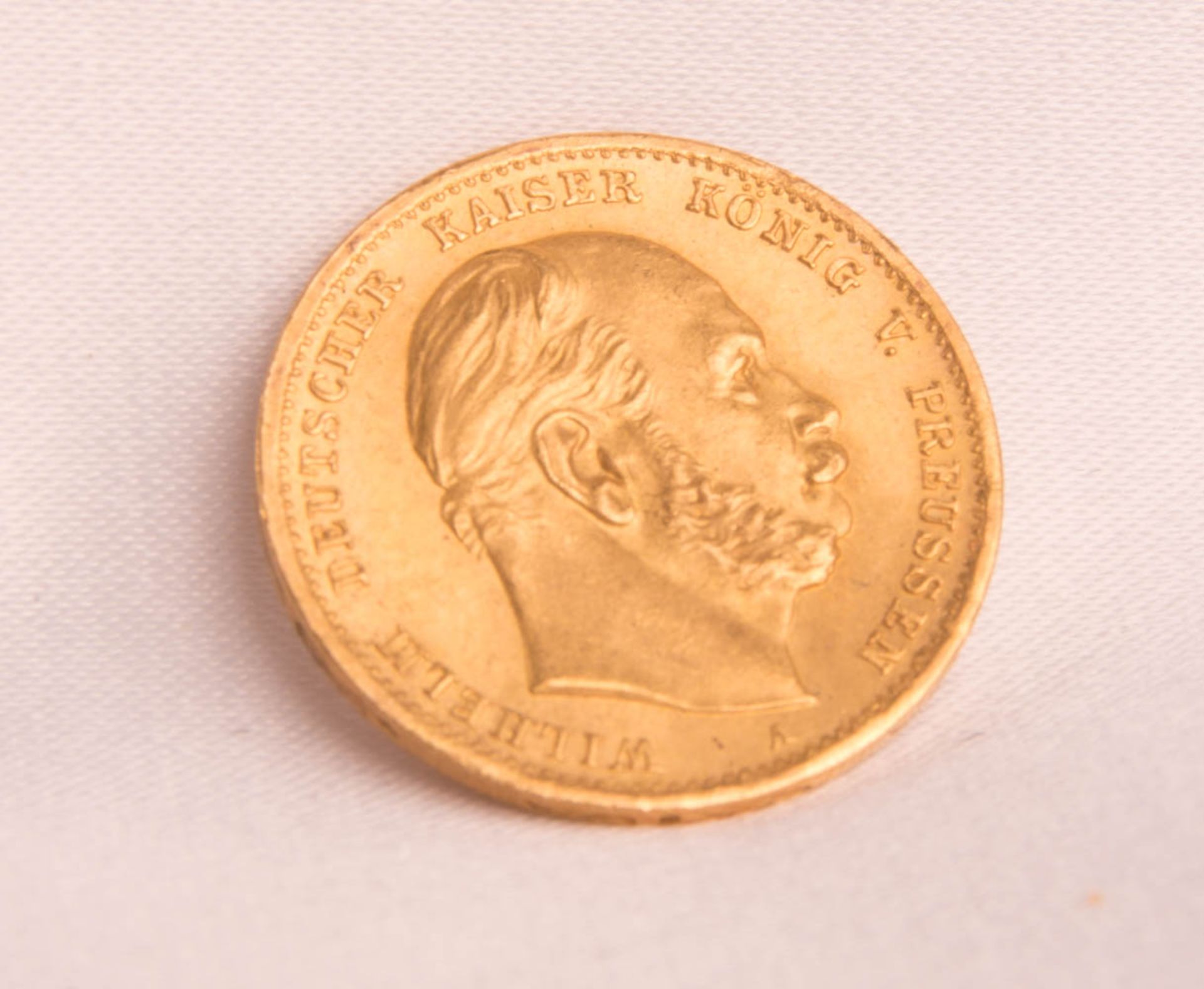 Gold coin 10 Mark 1873 A, Kaiser Wilhelm I. - Image 3 of 5