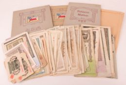 Large assortment banknotes, German Reich
