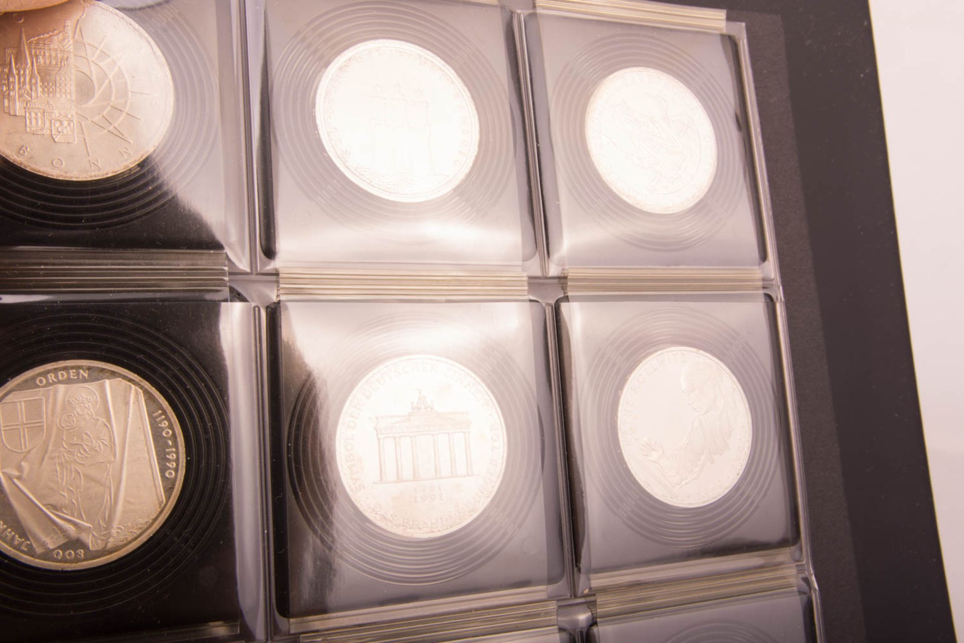 Heavy BRD coin album, gold and silver. - Image 3 of 8