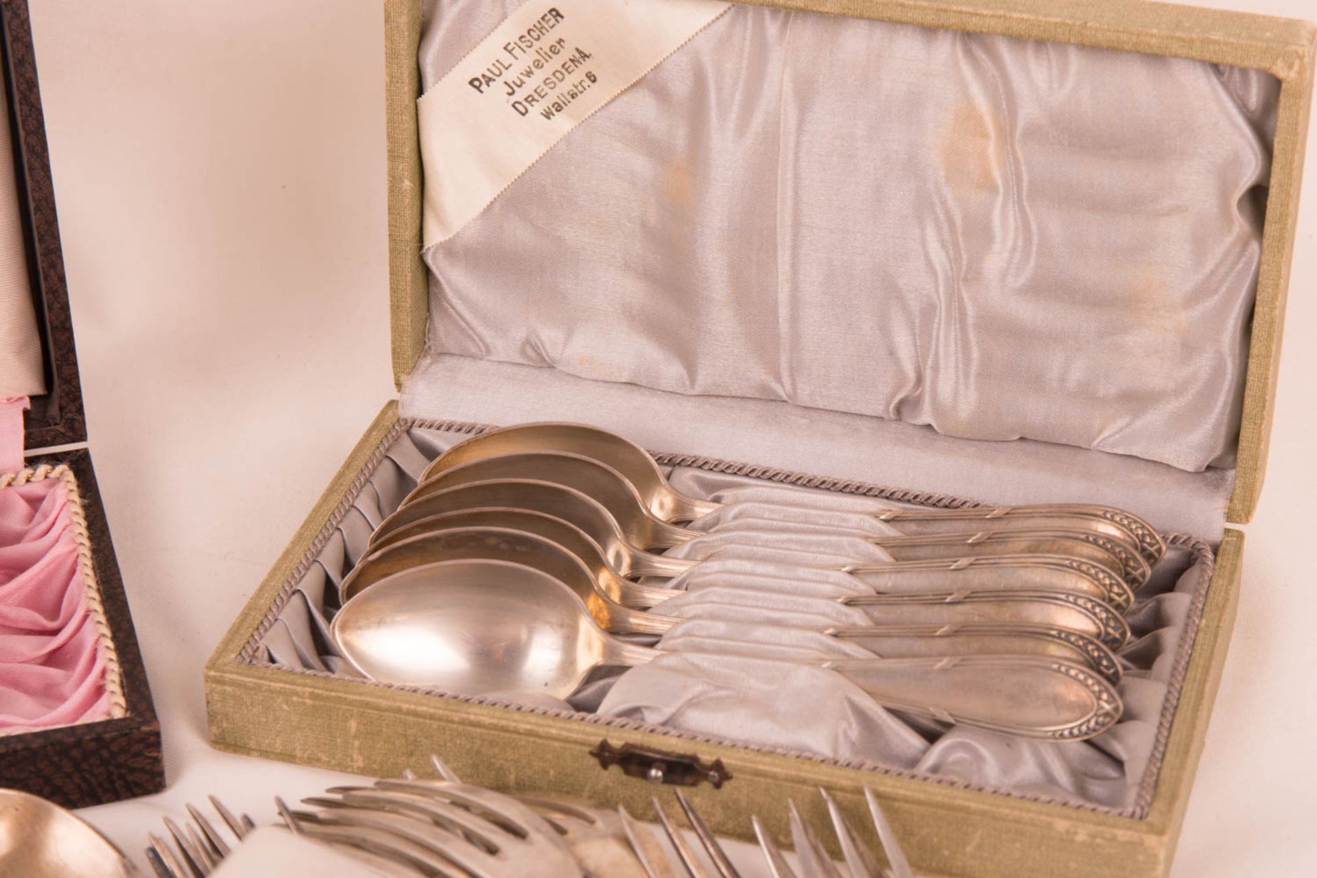 Convolute silver cutlery, 800 silver. - Image 3 of 6