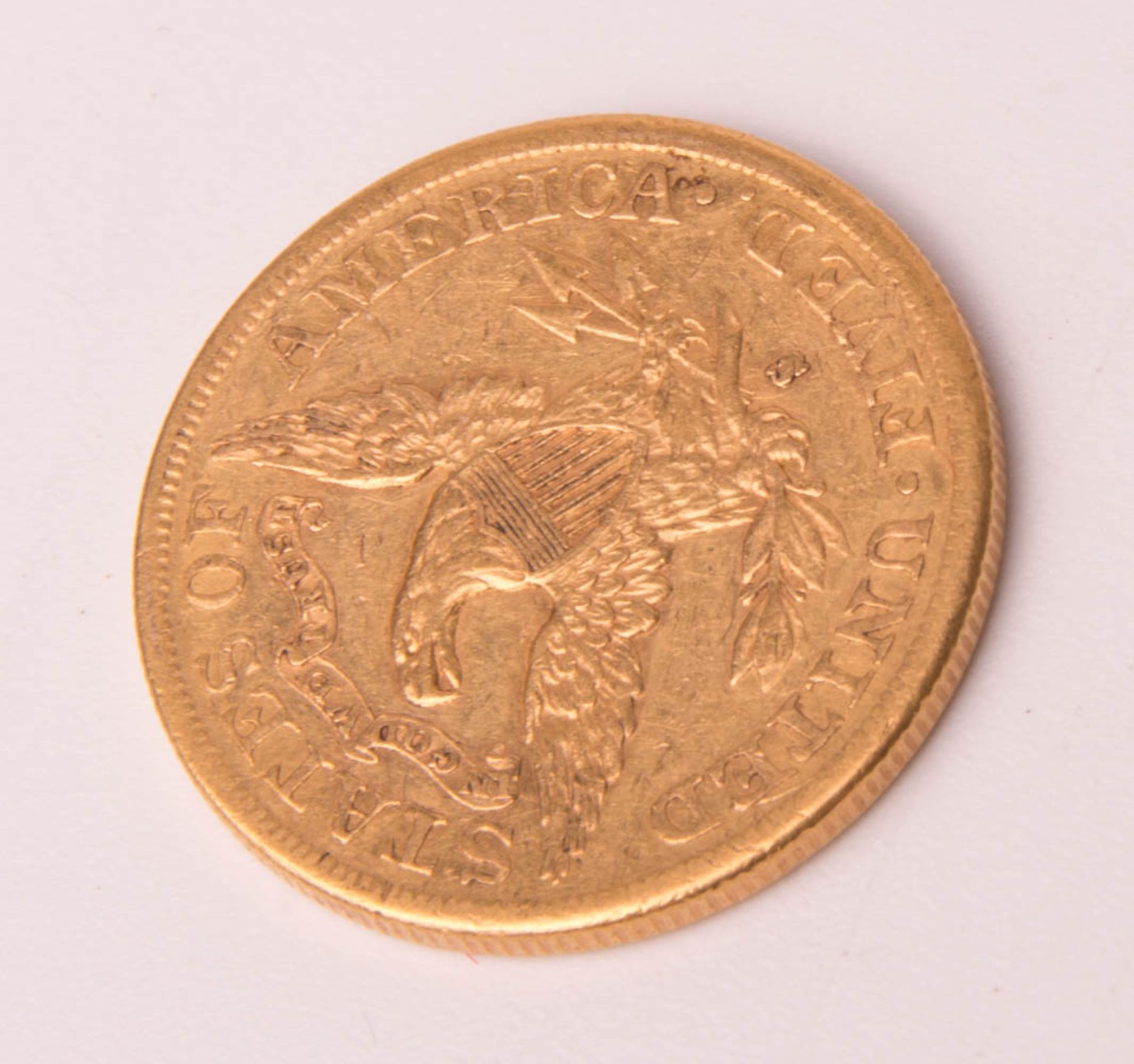 Goldmünze, US Five Dollar 1887, Liberty Head EF Uncertified. - Bild 2 aus 3