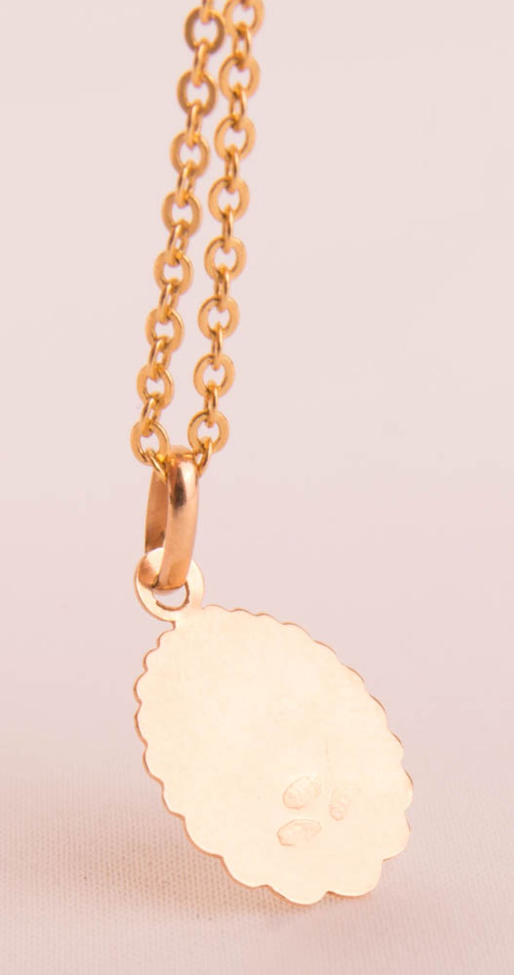 Chain and ring, 585/750 yellow gold. - Image 4 of 6