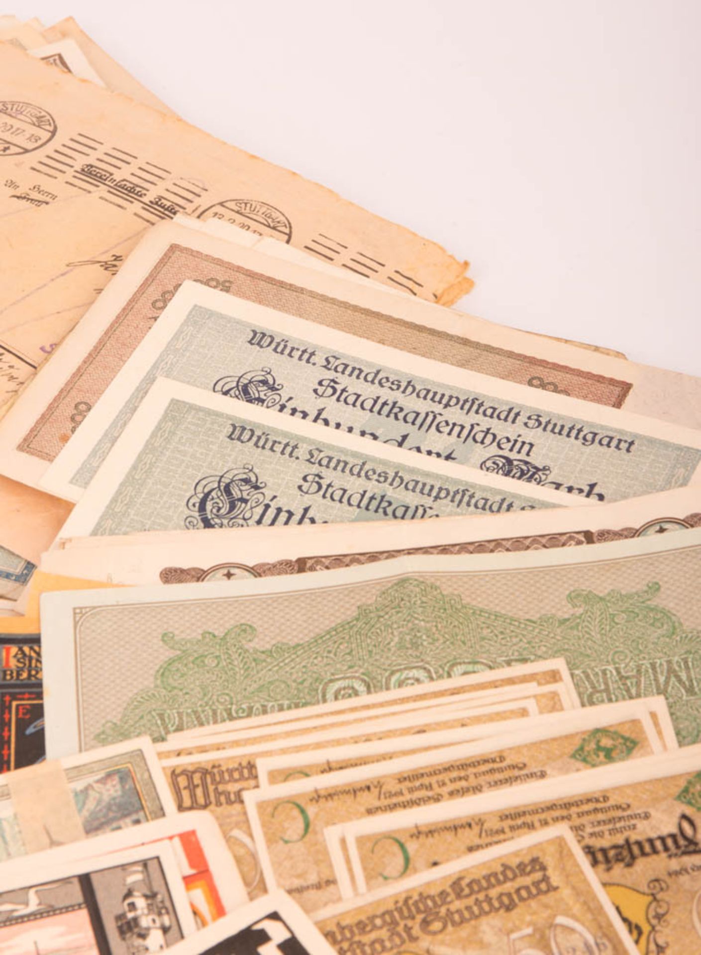 Konvolut Banknoten, Deutsches Reich. - Bild 2 aus 4