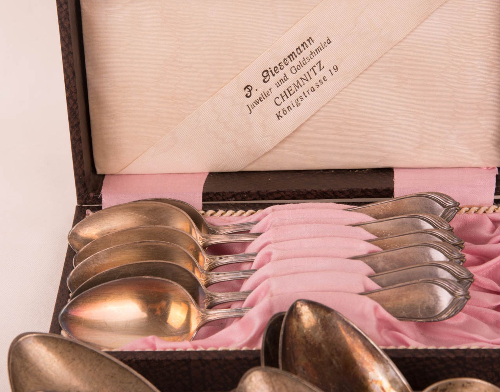 Convolute silver cutlery, 800 silver. - Image 2 of 6