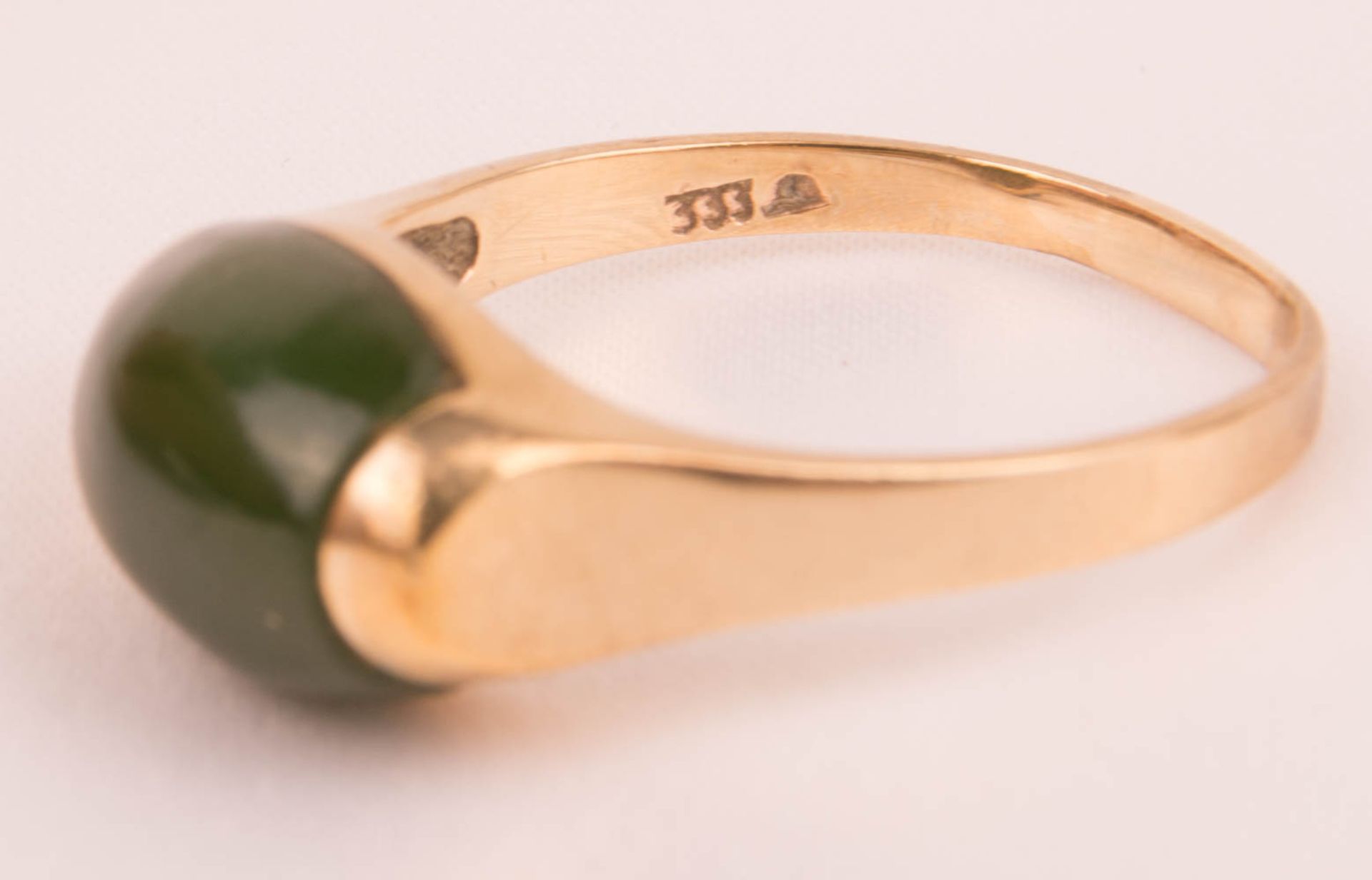 Three rings, 333 yellow gold. - Image 6 of 6