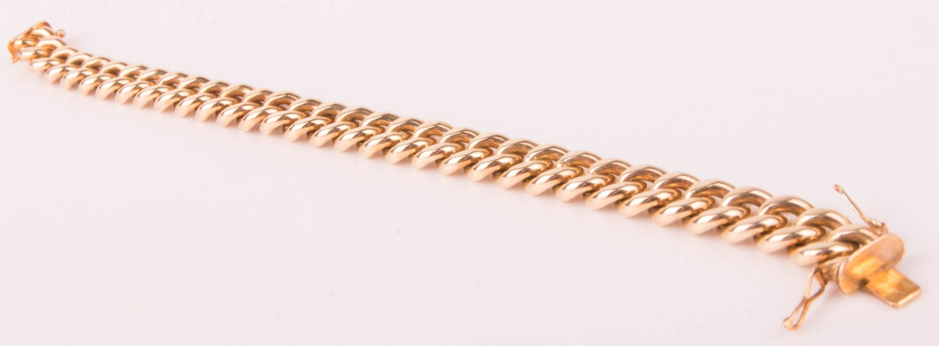 Tank bracelet, 585 yellow gold. - Image 3 of 4