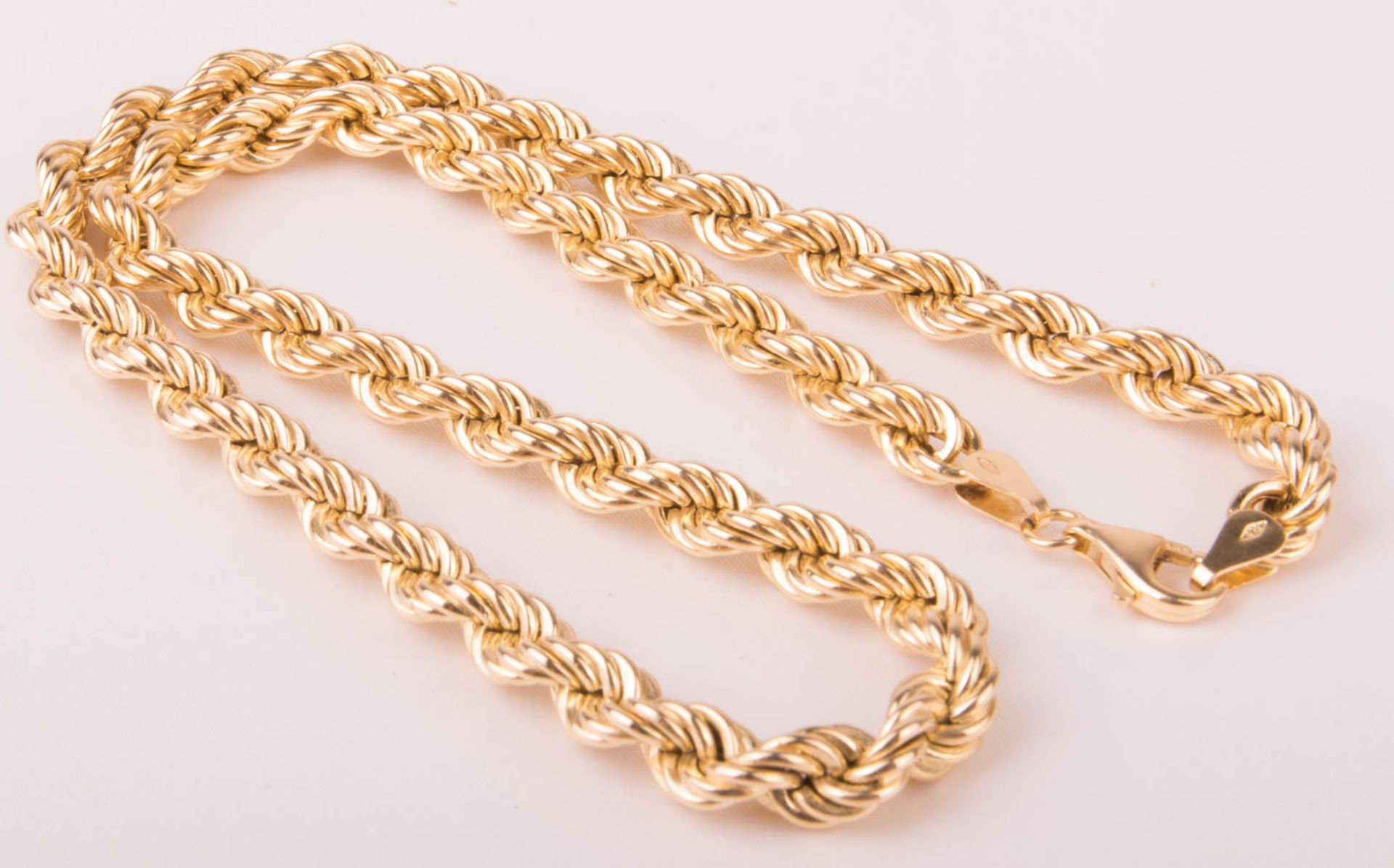 Twisted necklace, 585 yellow gold.