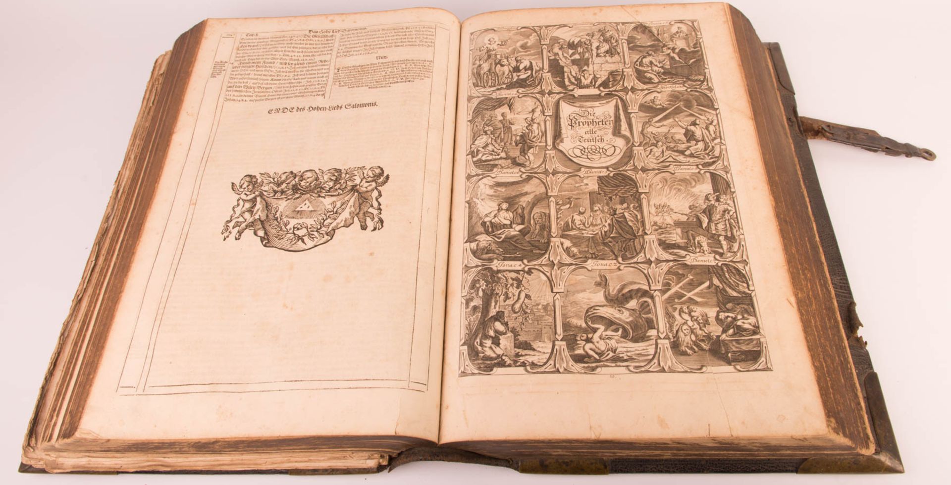 Biblia germanica, Kurfürstenbibel, Joh. Endters Sel. Sohn und Erben, Nürnberg, 1708. - Bild 13 aus 13