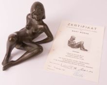 Kurt Moser, Ruhende, Bronze, 1981.