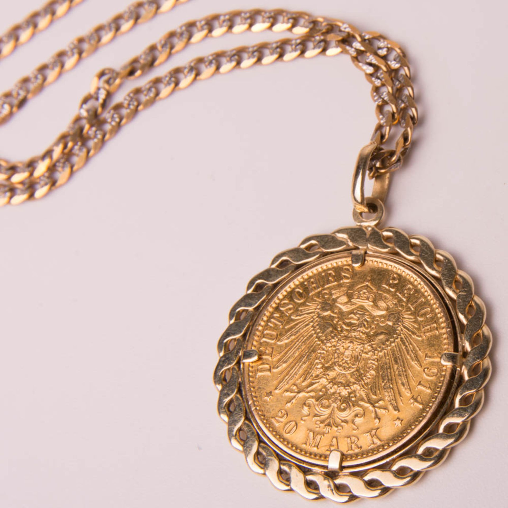 Gold coin 20 Mark, Bavaria, 1914. - Image 4 of 6
