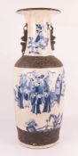 Bodenvase mit blauer Malerei, China, 20. Jhd.