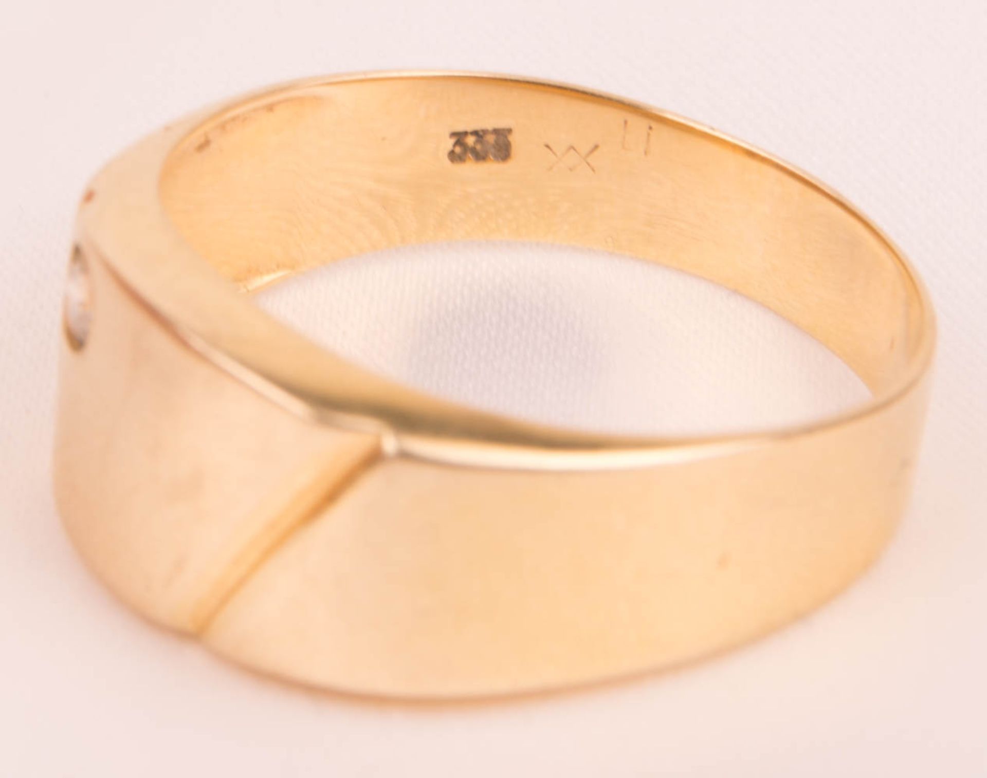 Three rings, 333 yellow gold. - Image 5 of 6