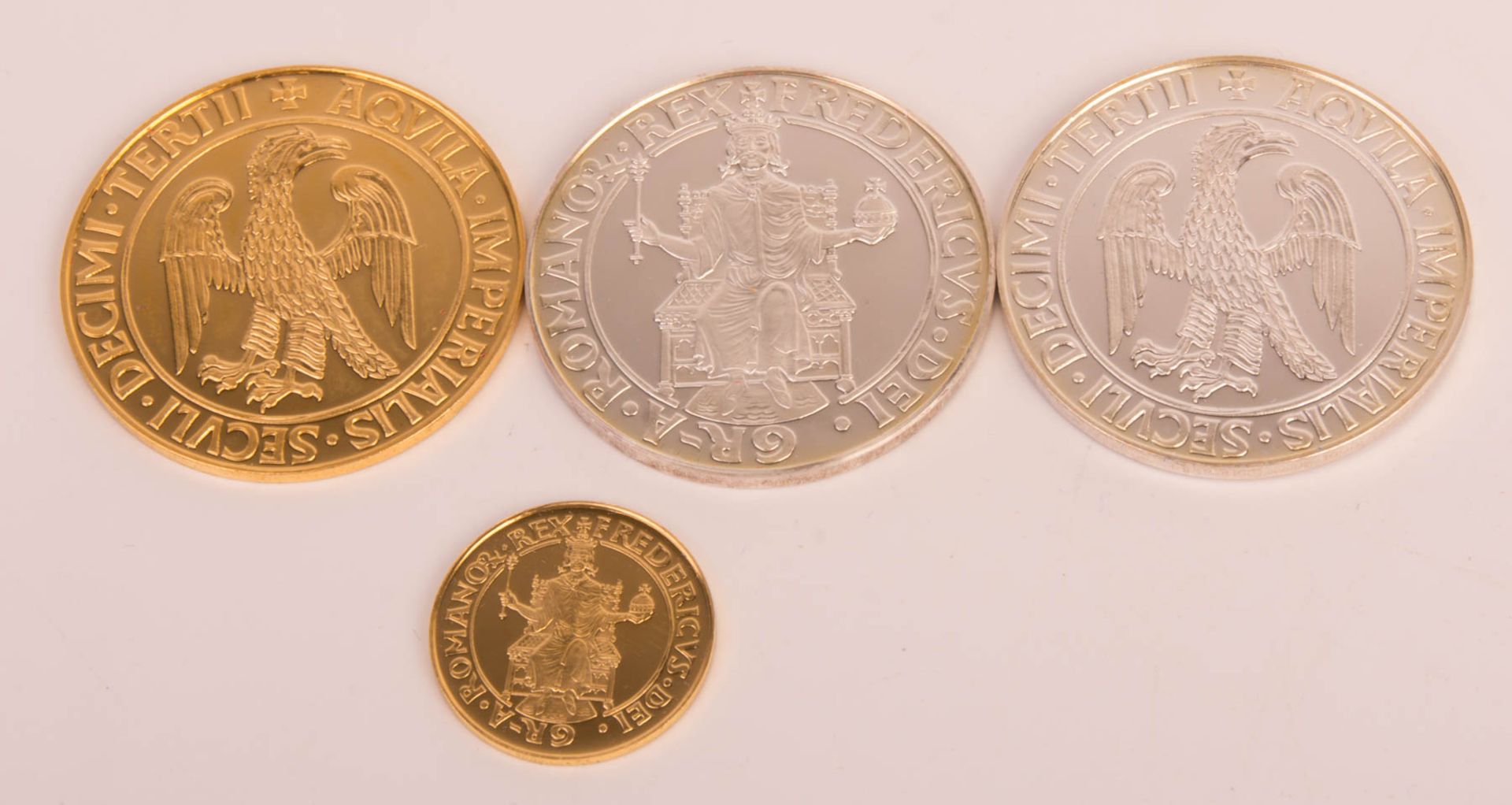 Mixed lot of gold and silver medals, Staufer year 1977. - Image 3 of 4