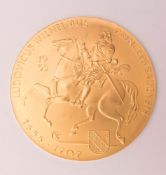 Goldmedaille 10 Dukaten, 300. Jahrestag Ludwig Wilhelm von Baden.