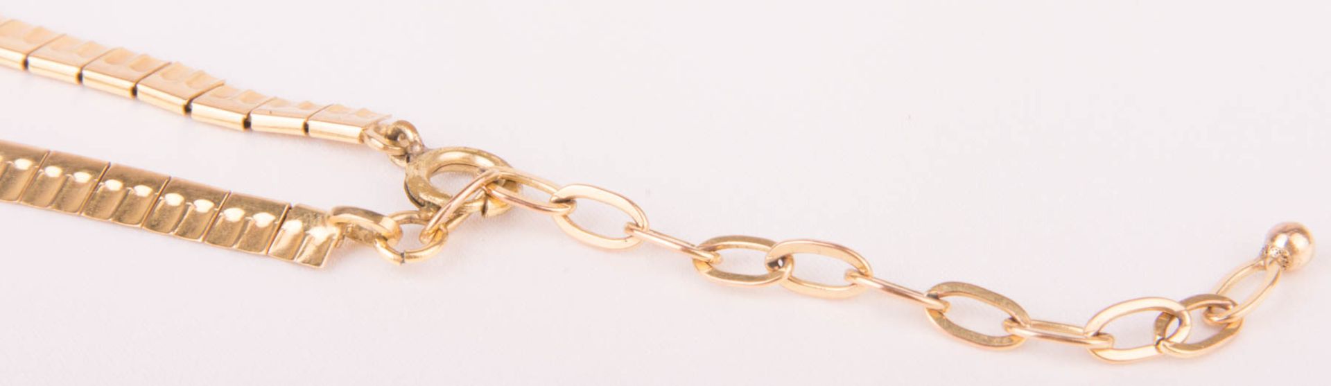 Small necklace, 333 yellow gold. - Image 3 of 4