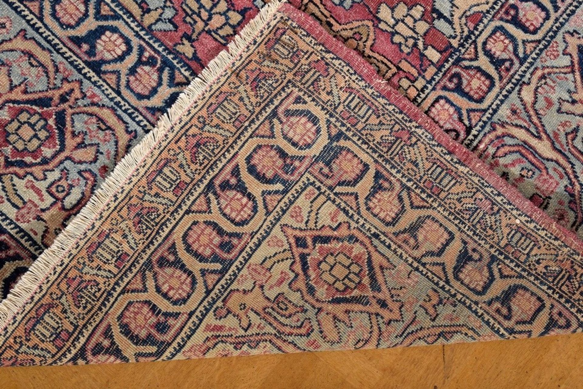 A very finely woven carpet from Tehran, with a densely closed velvet-like pile in pastel colours, d - Image 6 of 7