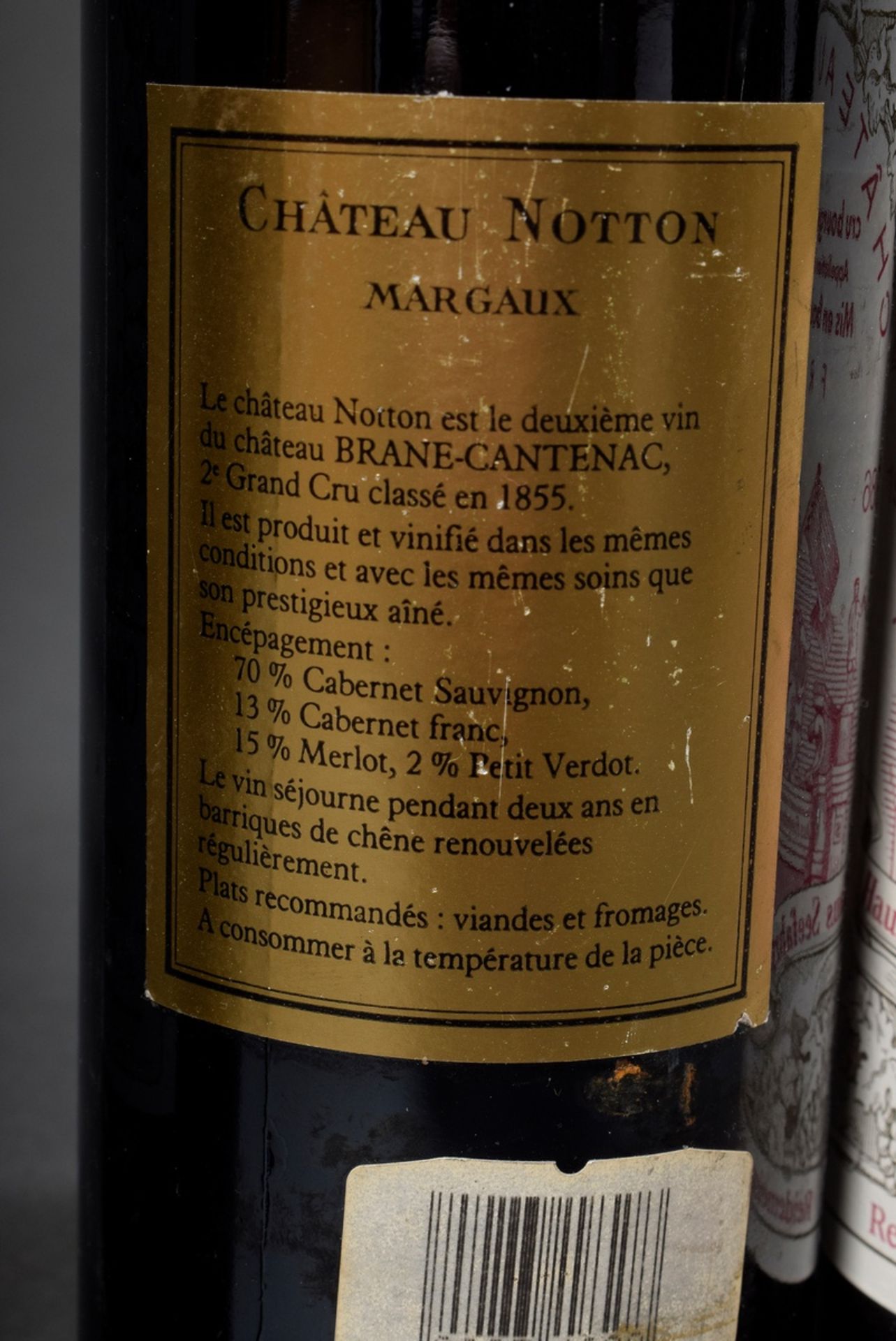6 Bottles of various red wines Bordeaux: 1x 1989 Chateau Canon, Saint-Emilion, 1x 1985  Chateau Not - Image 9 of 10