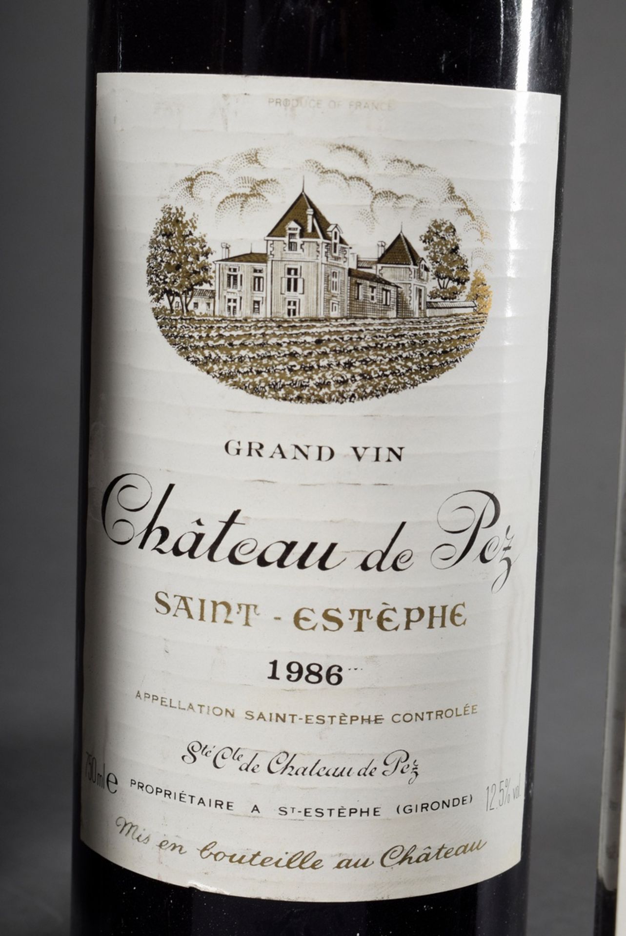 6 Bottles of various red wines Bordeaux: 1x 1989 Chateau Canon, Saint-Emilion, 1x 1985  Chateau Not - Image 4 of 10