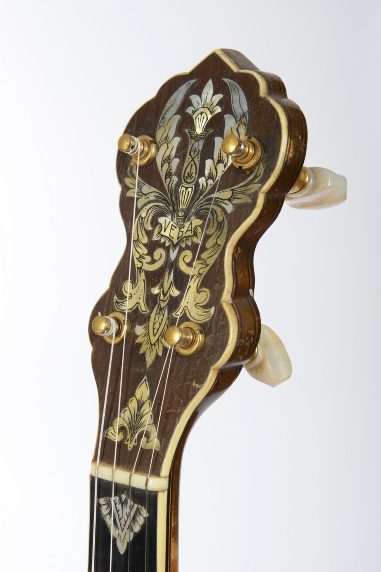 Tenor Banjo, The Vega Co./Boston Massachusetts, Modell Vegaphone Deluxe, Seriennummer 89847, vergol - Bild 4 aus 24